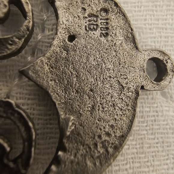 Handmade 100% Pewter Ornaments Bears Beautiful with Stands for tree or Table Vin - Picture 6 of 14